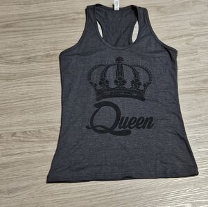 Women’s Dk. Grey  Queen Tank Top - Sz XL